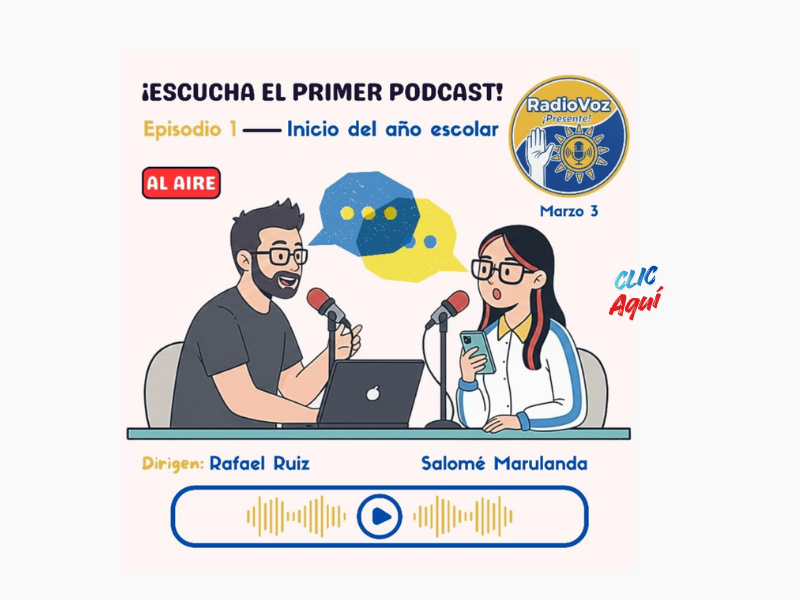 Invitamos a estudiantes, familias y docentes a escuchar, compartir y apoyar este espacio. Porque cuando una comunidad se escucha… mejora. Y cuando la escuela da voz… transforma